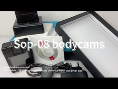 HD 1296p SOP-08 Telecamere di polizia indossate sul corpo Mini Wearable Law Enforcement